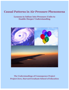 Causal Patterns in Air Pressure Phenomena