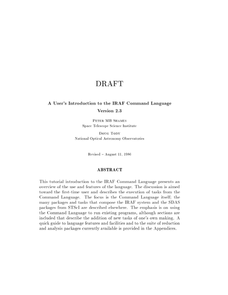 a-user-s-introduction-to-the-iraf-command-language