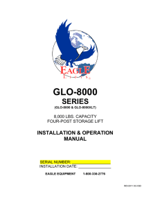 GLO-8000 Installation Manual