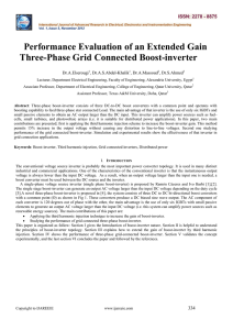 Performance Evaluation of an Extended Gain Three