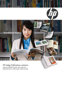 HP Indigo Publications solutions