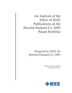 An Analysis of the Effect of IEEE Publications on the Hewlett