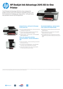HP Deskjet Ink Advantage 2645 All-in