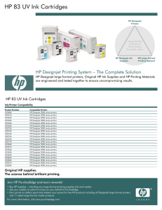 HP 83 UV Ink Cartridges - CGS plus spletna trgovina