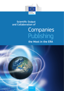 Scientific Output and Collaboration of Companies Publishing the