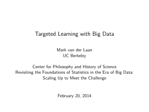 Targeted Learning with Big Data