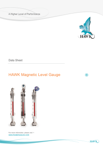 HAWK Magnetic Level Gauge - Hawk Measurement Systems