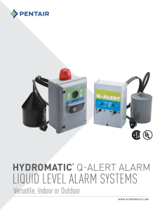 liquid level alarm systems