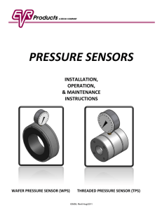pressure sensors - Elasto-Valve Rubber Products, Inc.
