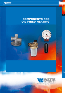 components for oil-fired heating