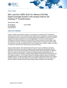 EMC Launches VSPEX BLUE for VMware EVO:RAIL