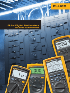 Fluke Digital Multimeters - Cole