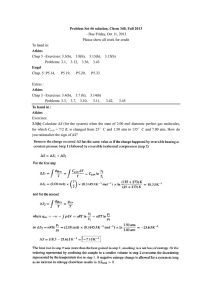 Problem Set #6, Chem 340, Fall 2013