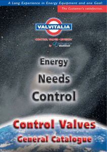 CONTROL VALVES