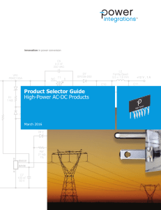 Product Selector Guide High-Power AC