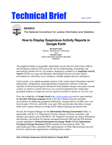 Technical Brief–How to Display Suspicious Activity Reports in
