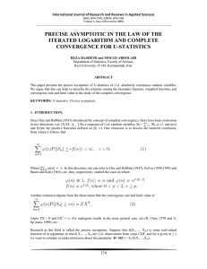 precise asymptotic in the law of the iterated logarithm and complete