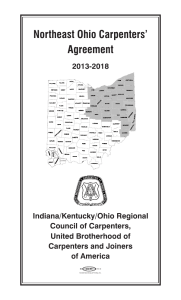 Northeast Ohio Carpenters` Agreement