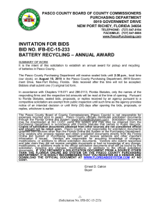 invitation for bids bid no. ifb-ec-15-233 battery