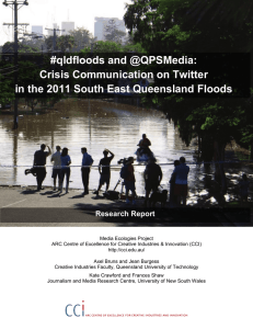 #qldfloods and @QPSMedia: Crisis Communication on Twitter in the