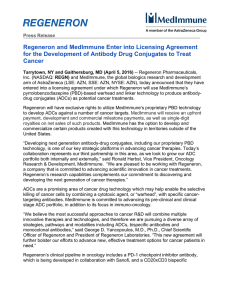 Regeneron and MedImmune Enter into Licensing Agreement for the