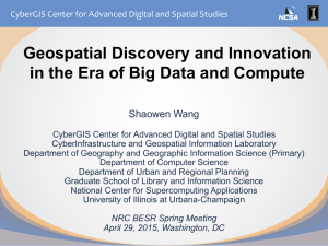 Geospatial Discovery and Innovation in the Era of Big Data and