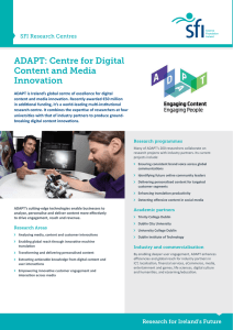 ADAPT: Centre for Digital Content and Media Innovation