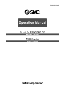 SI unit for PROFIBUS DP EX260 series