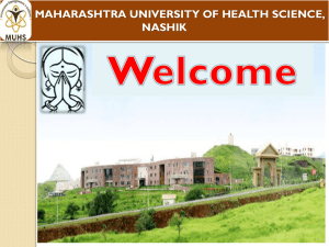 maharashtra university of health science, nashik