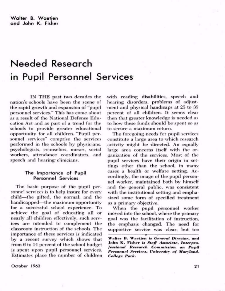 needed-research-in-pupil-personnel-services