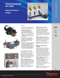 Thermo Scientific Air Cadet Vacuum/Pressure Pumps