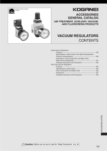 vacuum regulators