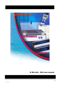 * Bio-Link – BLX user manual