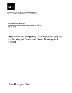 Air Quality Management for the Visayas Base
