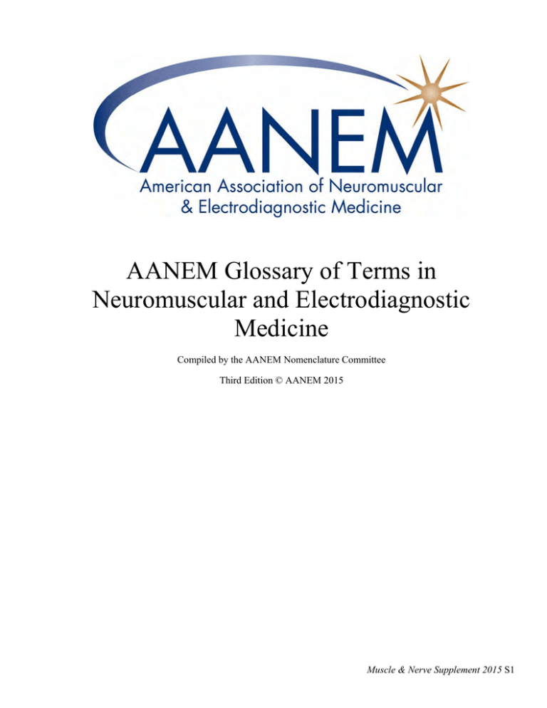the Glossary American Association of