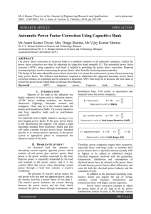 Automatic Power Factor Correction Using Capacitive Bank