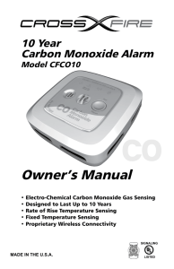 Owner`s Manual - Crossfire Alarms