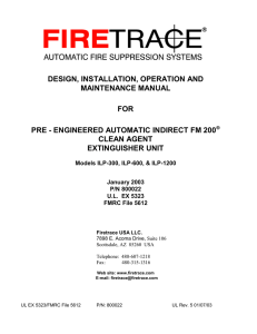 design, installation, operation and maintenance manual for pre