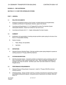 2009-1107 Specifications Sections 21 through 23