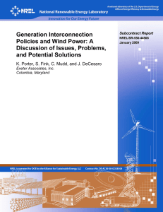 Generation Interconnection Policies and Wind Power