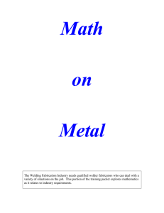 Math on Metal Packet