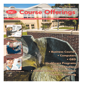 Course Offerings - Reading Area Community College