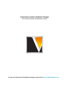 V Expressions Limited | Buttkicker Packages
