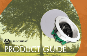 product guide - Current Audio