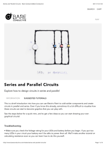 Series and Parallel Circuits - Bare ConductiveBare