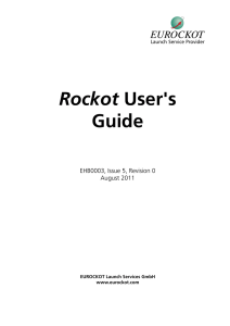 Rockot User`s Guide