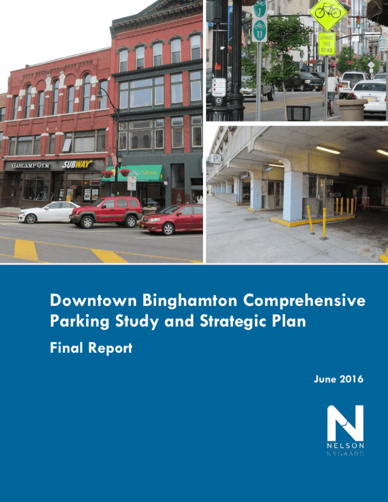 Downtown Binghamton Comprehensive Parking Study and