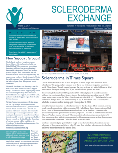 scleroderma exchange - Scleroderma Foundation
