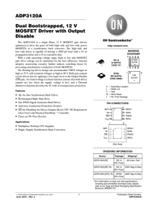 Dual Bootstrapped MOSFET Driver with Output Disable