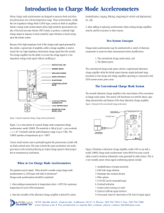 VII. Introduction to Charge Mode Accelerometers